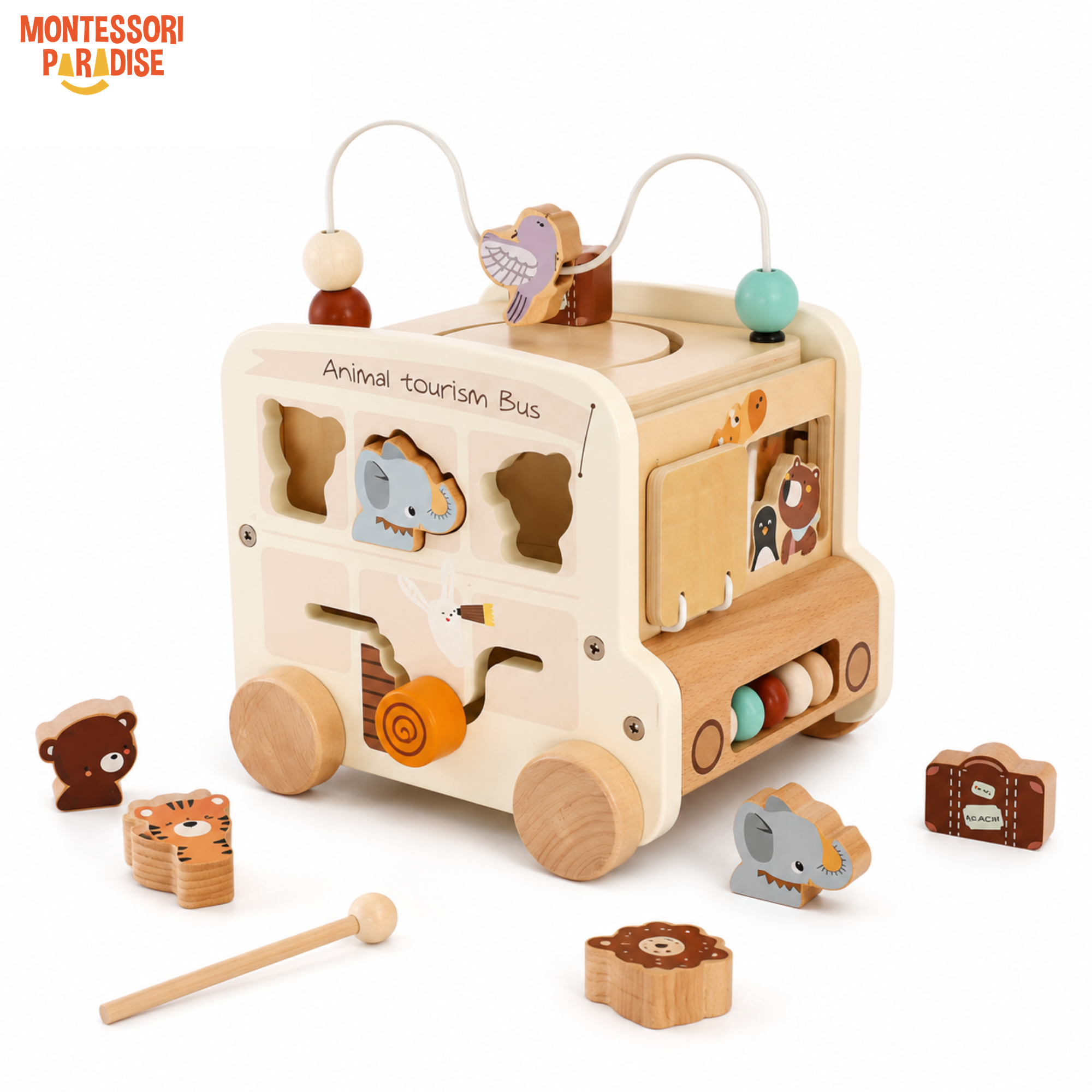 Montessori Wooden Car