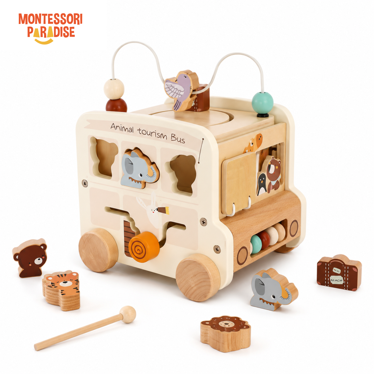 Montessori Wooden Car