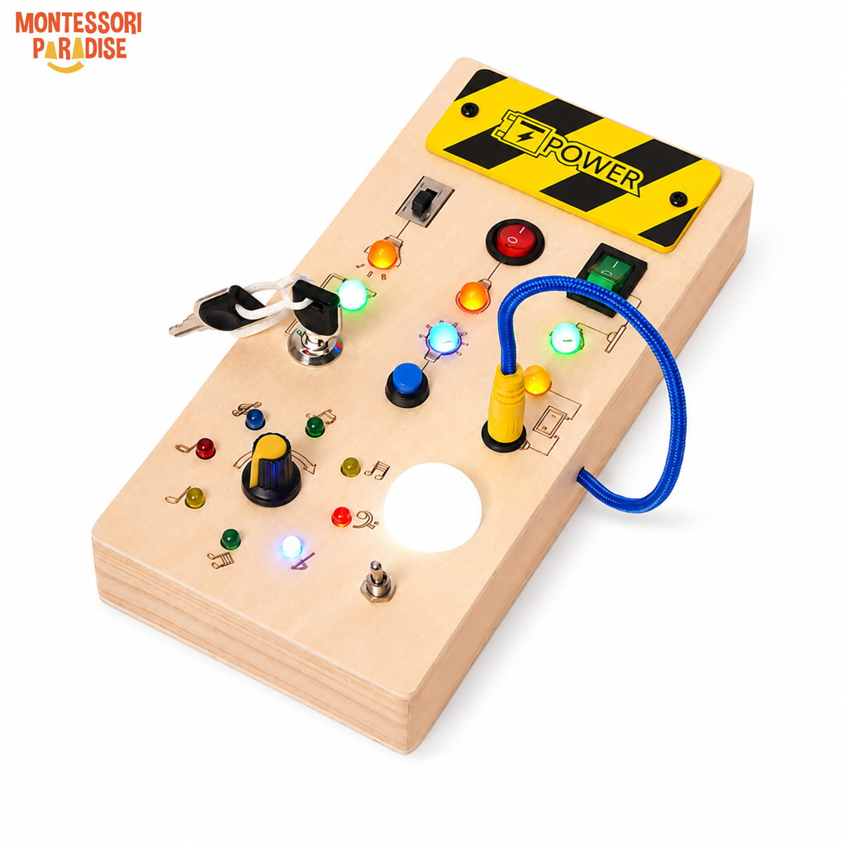 Montessori Wooden Switch Board