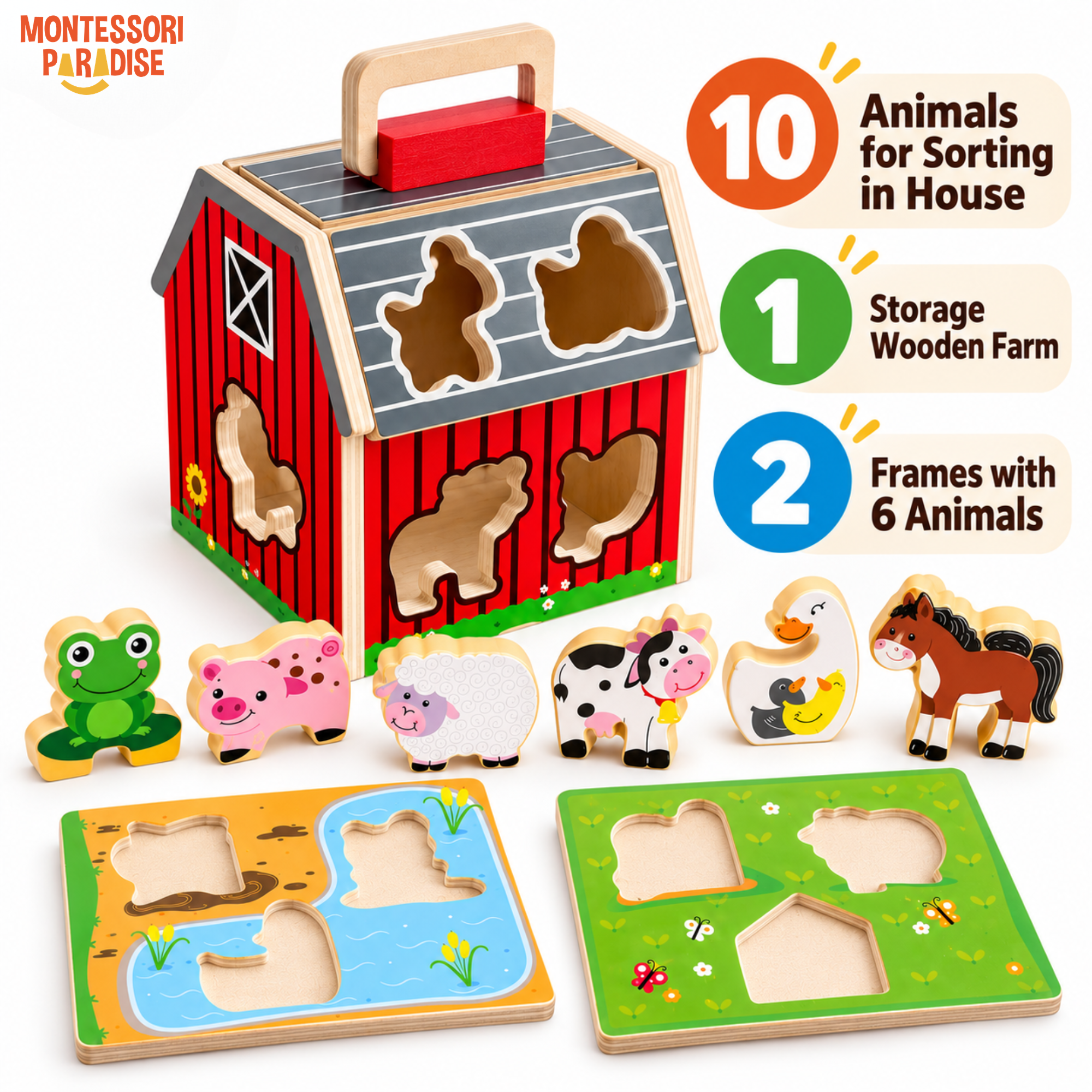 Montessori Farm Sorting House