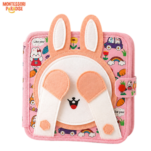 Montessori Pink Rabbit Busy Book