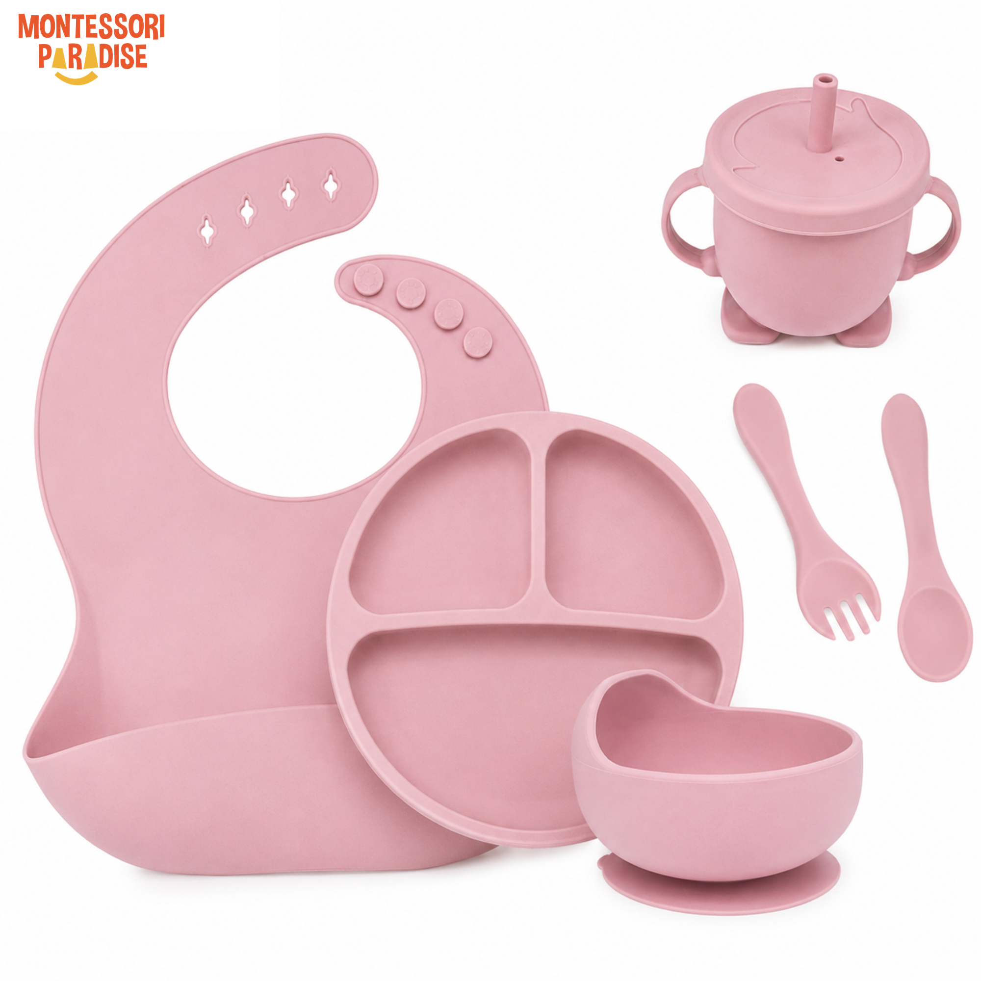 Silicone Baby Feeding Set 6-in-1