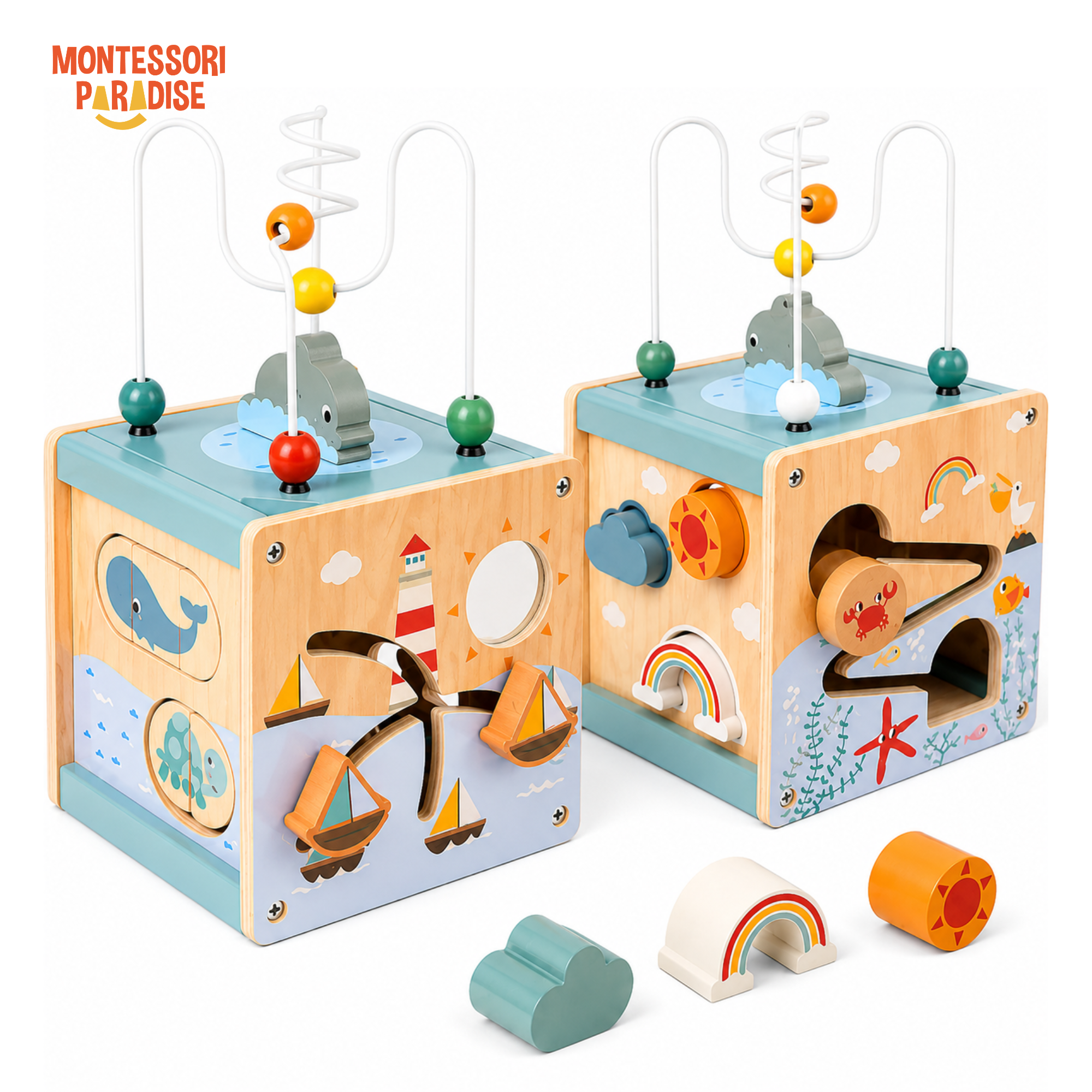 Montessori 5 in 1  Activity Cube