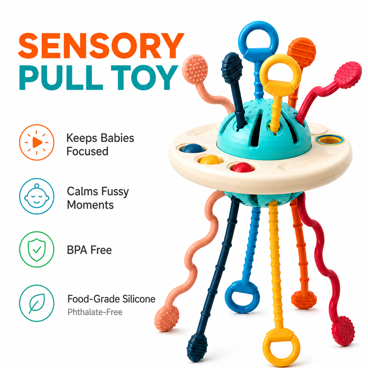 Montessori Sensory Pull Toy
