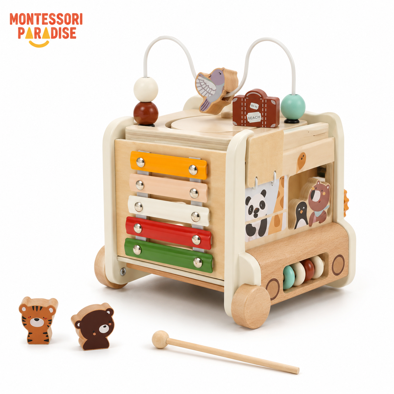 Montessori Wooden Car