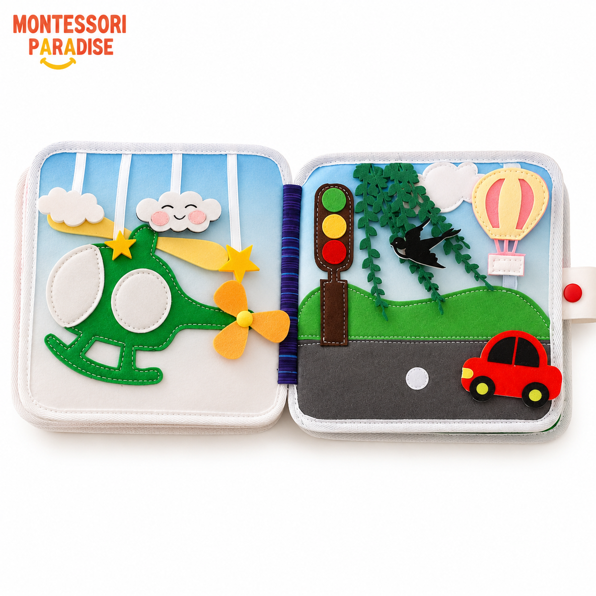 Montessori Bear Busy Book