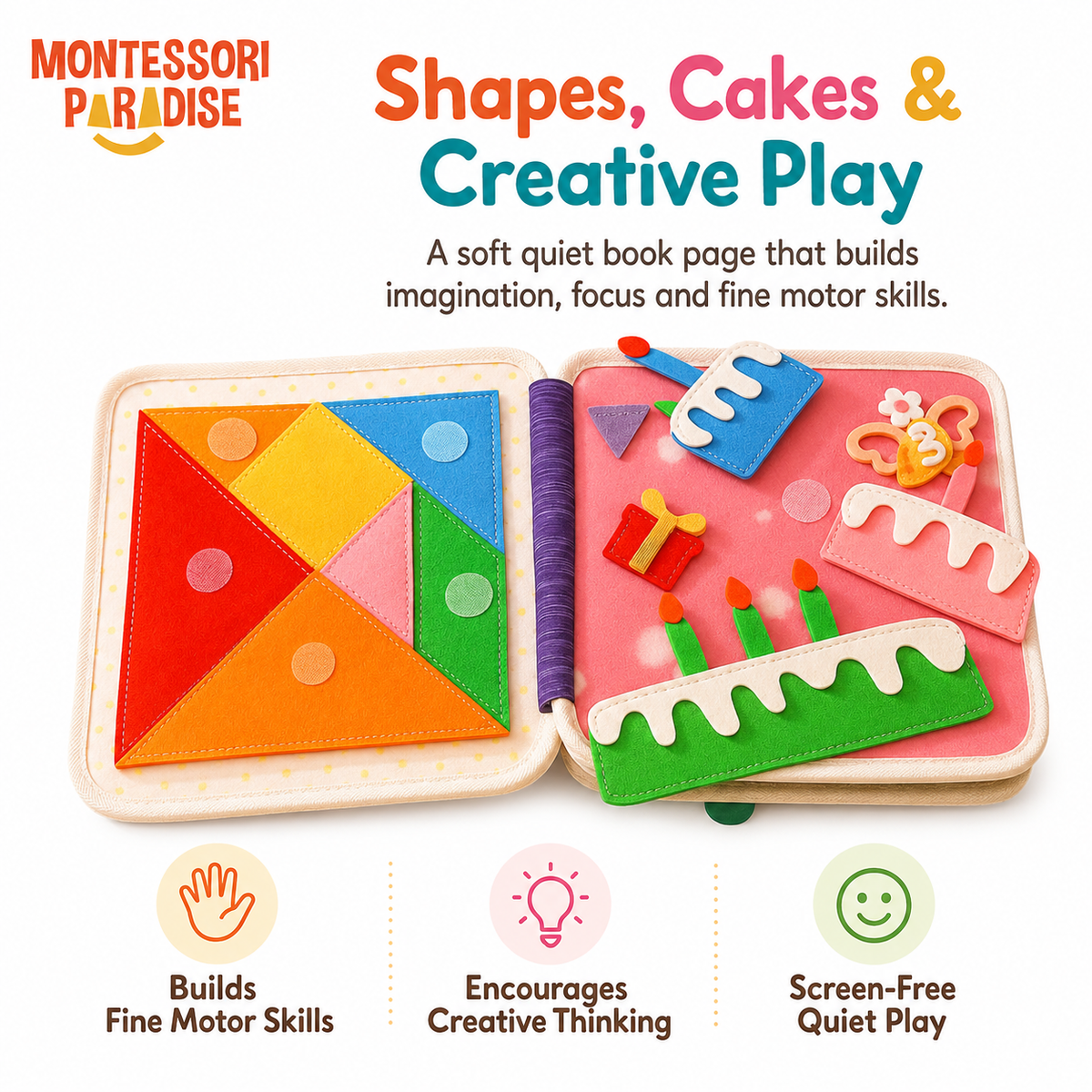 Montessori Bear Busy Book