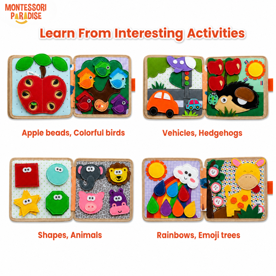 Montessori Giraffe Busy Book