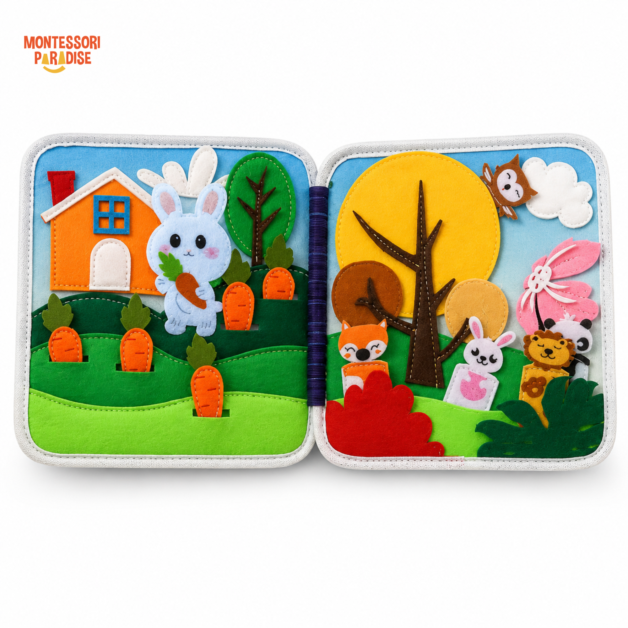 Montessori Bear Busy Book