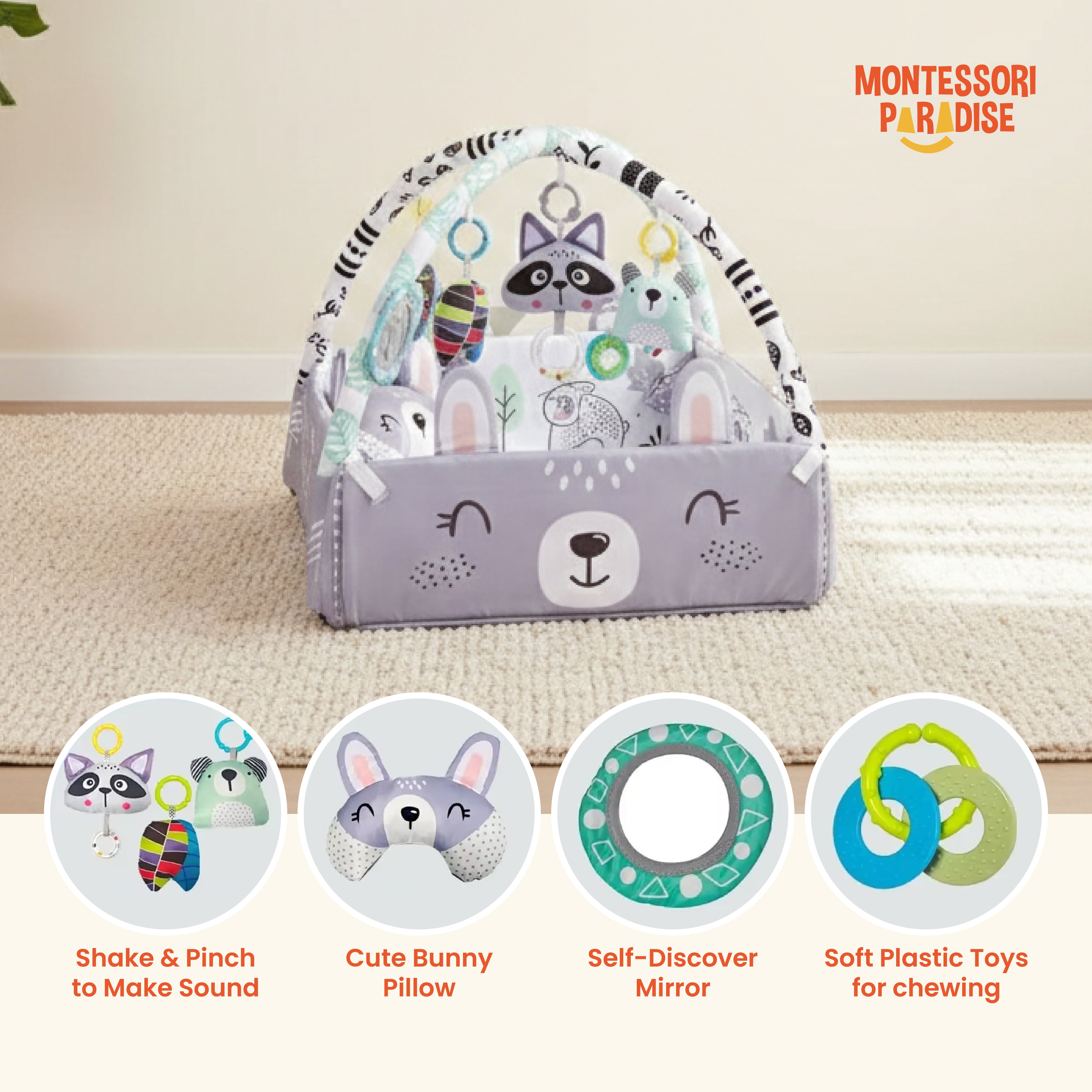 Montessori Play Gym for Babies