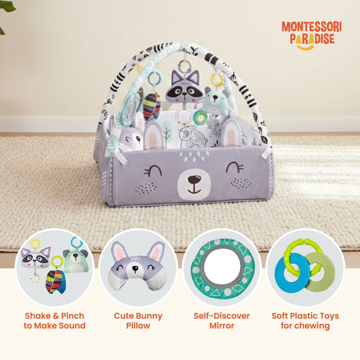 Montessori Play Gym for Babies