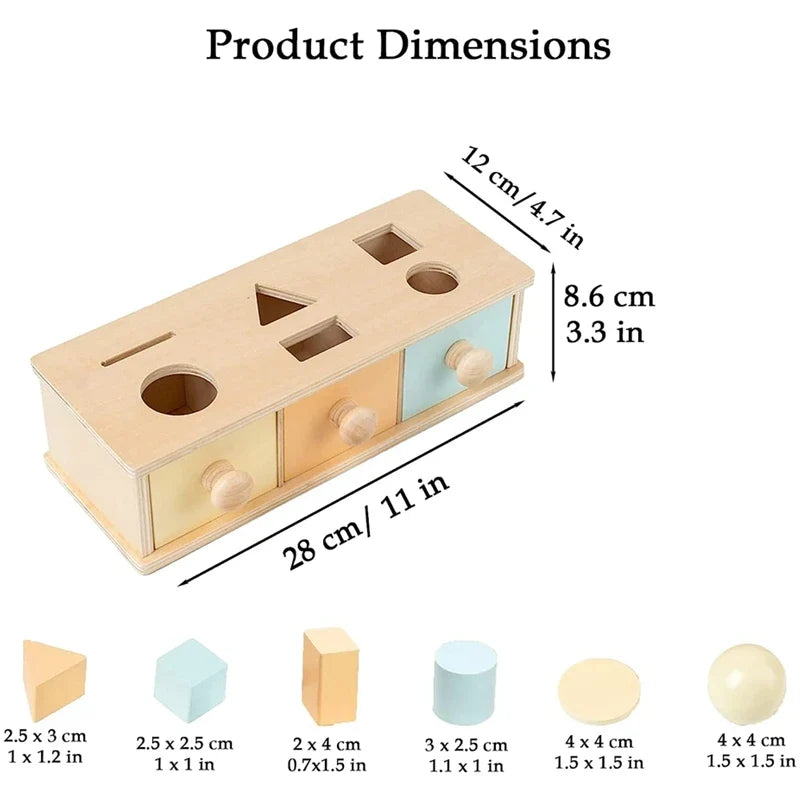 Montessori Wooden Learning Box